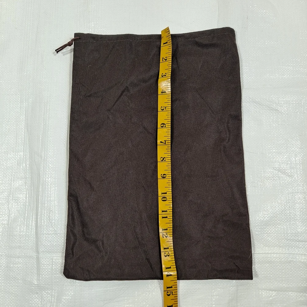 Donald J Pliner Brown Dust Cover Drawstring Pouch Bag
